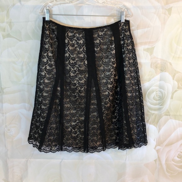 Axcess Dresses & Skirts - Axcess Black Lace Panel Skirt Size 10